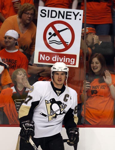 Crosby No Diving